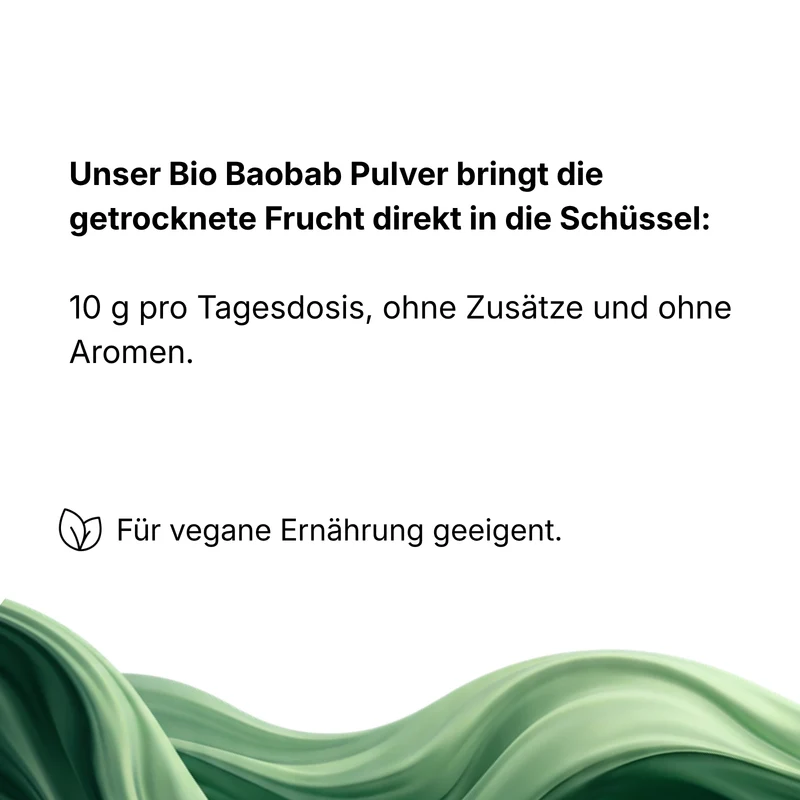 Bio Baobab Pulver