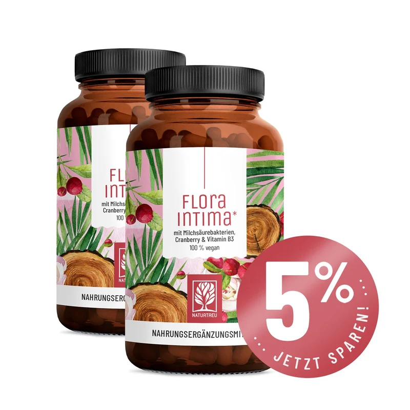 Floraintima: Milchsäurebakterien mit Cranberry & Vitamin B3