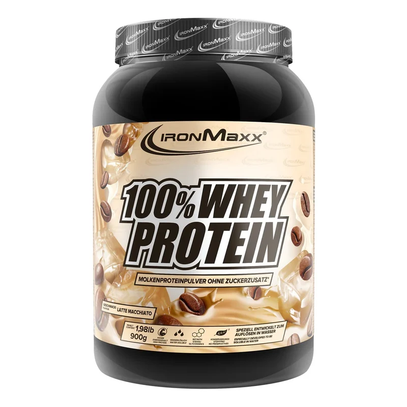 IronMaxx 100% Whey Protein 900g Dose