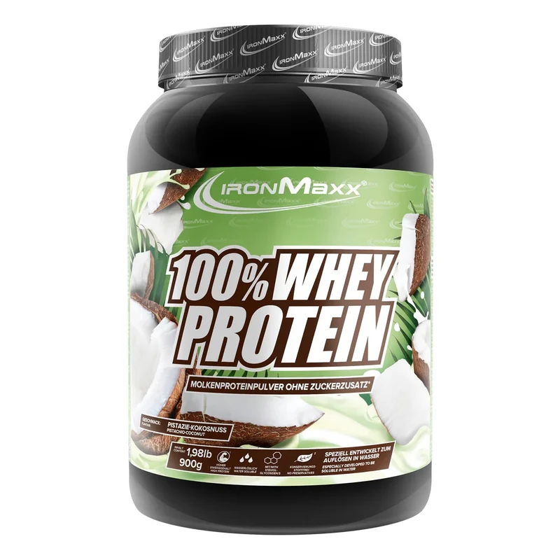 IronMaxx 100% Whey Protein 900g Dose