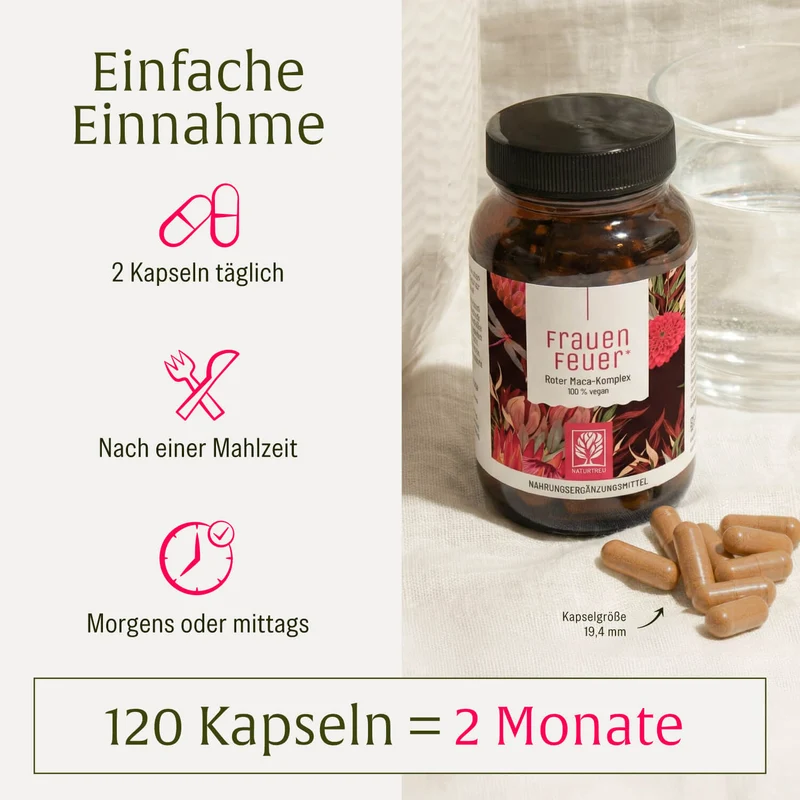 Frauenfeuer: Roter Maca-Komplex