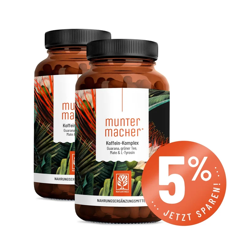 Muntermacher: Koffein-Komplex mit Guarana & Mate