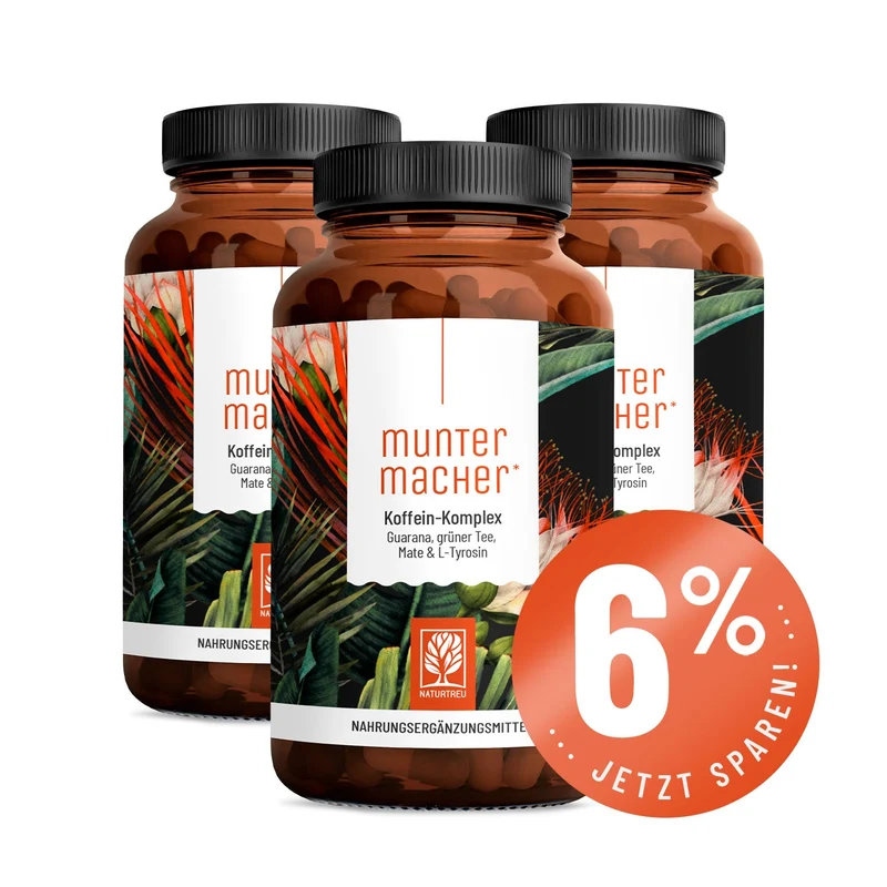 Muntermacher: Koffein-Komplex mit Guarana & Mate
