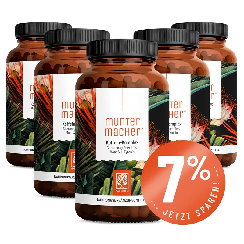 Muntermacher: Koffein-Komplex mit Guarana & Mate