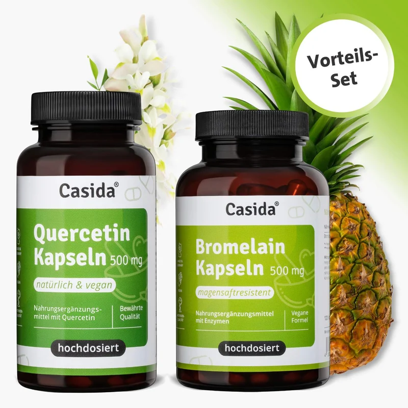 Bromelain + Quercetin Kapseln Vorteilsset
