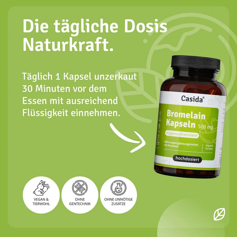 Bromelain Kapseln 500 mg - B2B