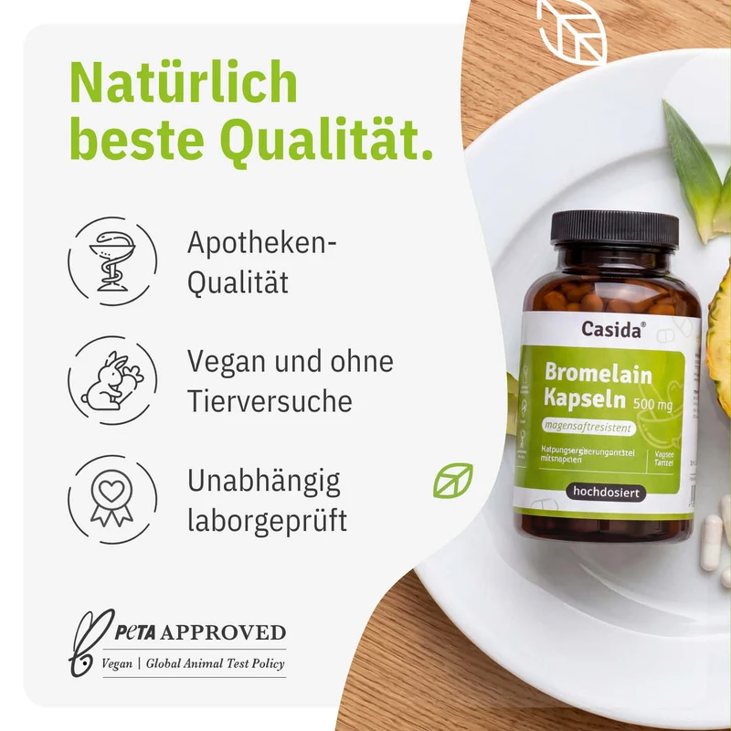 Bromelain Kapseln 500 mg - B2B