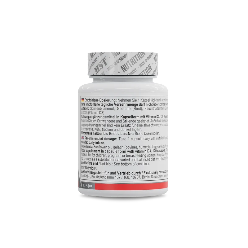 Vitamin D3 2000 IU 120 Softgel