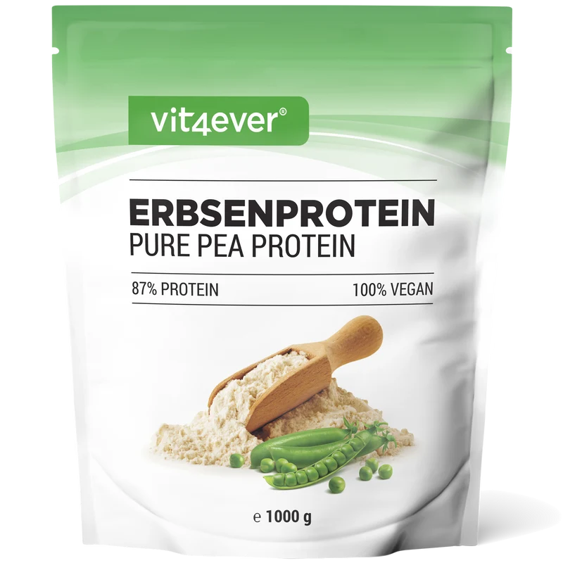 Erbsenprotein Pulver - 87% Proteingehalt