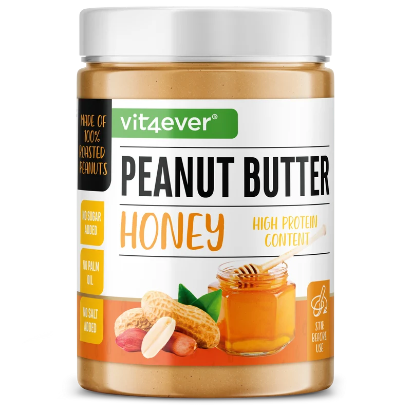 Erdnussbutter (Smooth) mit Honig