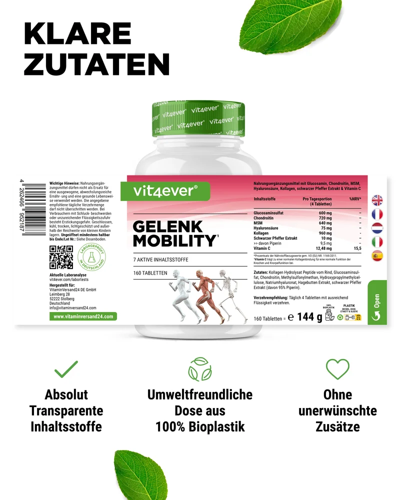 Gelenk Mobility - 7 Inhaltsstoffe