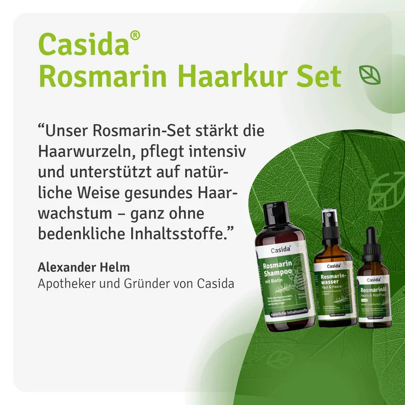 Casida Rosmarin Haarkur für Frauen
