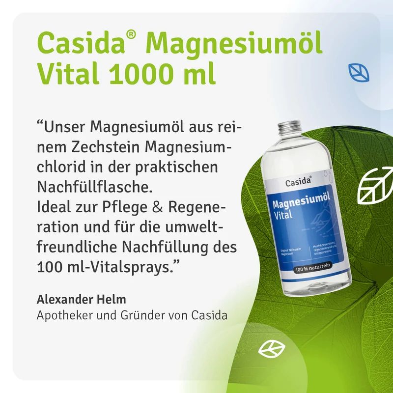 Zechstein Magnesiumöl Nachfüllset - B2B