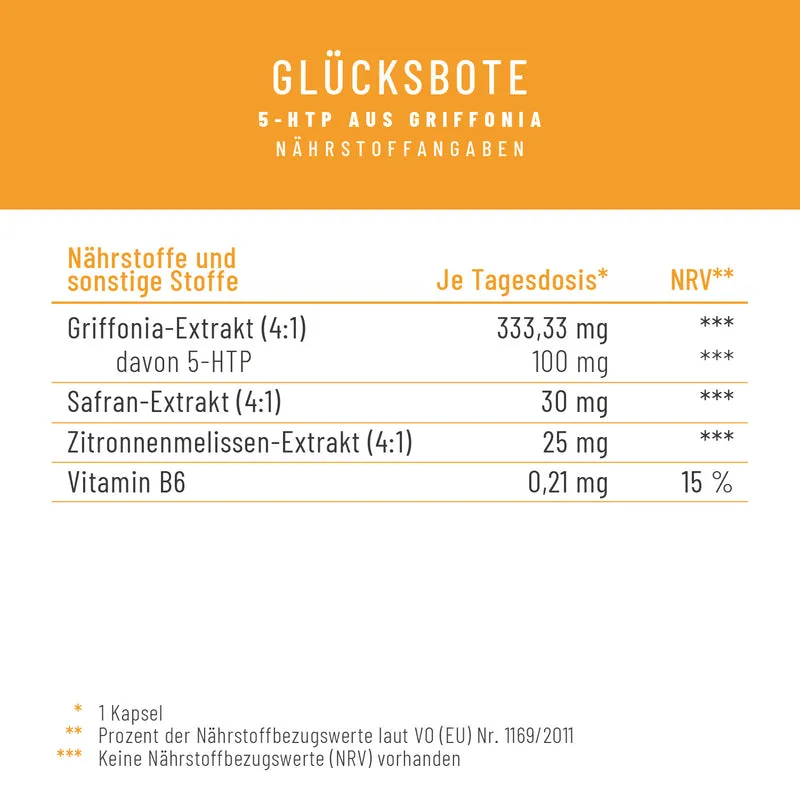 Glücksbote: 5-HTP aus Griffonia
