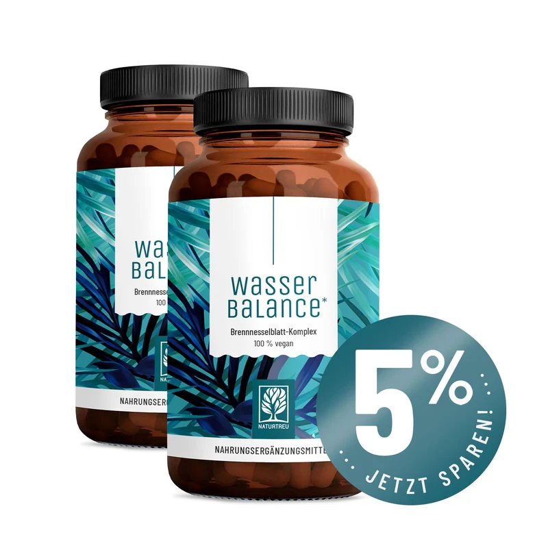Wasserbalance: Brennnessel Kapseln mit Kupfer & Mangan