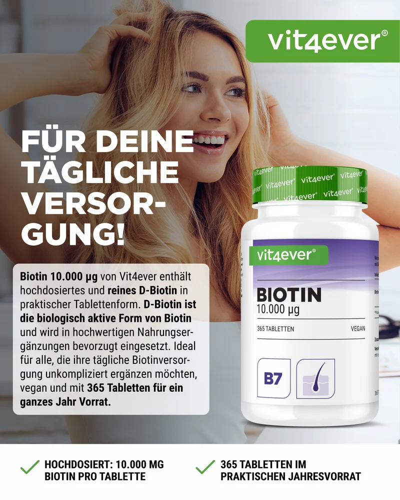Biotin - 10.000 mcg