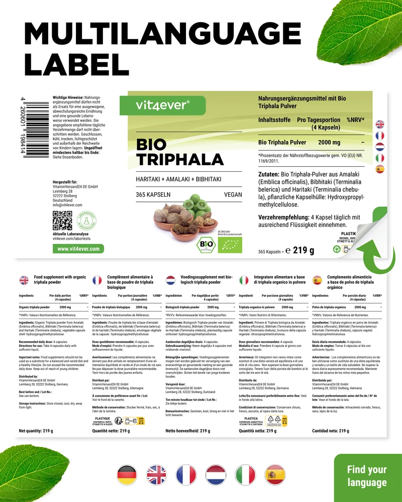 Bio Triphala - 500 mg