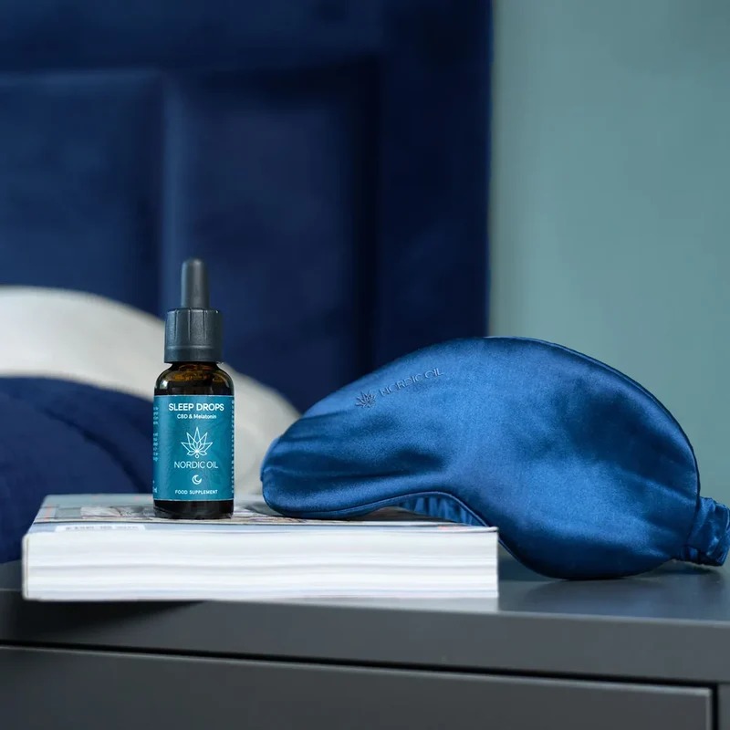 Schlaftropfen (CBD + Melatonin) + Schlafmaske