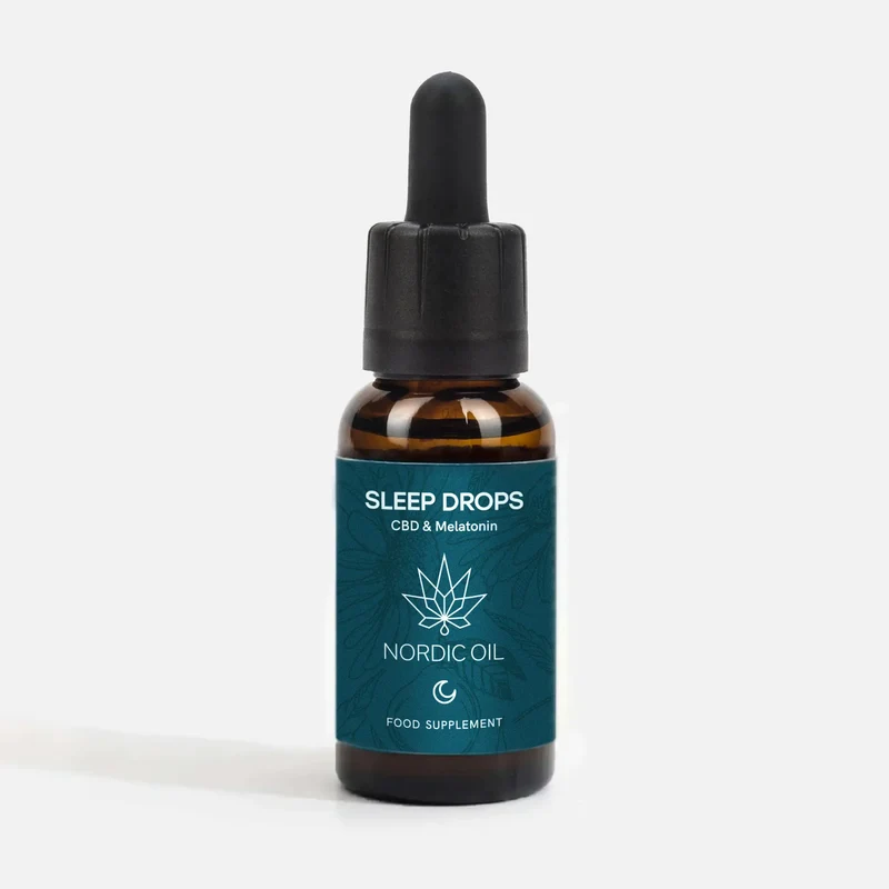 Schlaftropfen (CBD + Melatonin) + Schlafmaske
