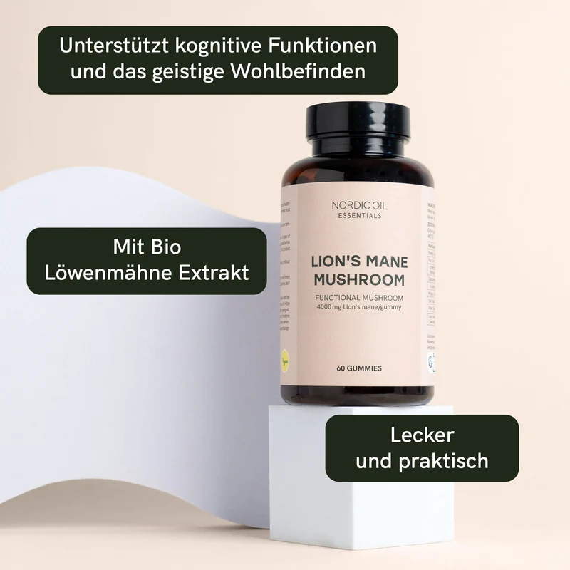 Löwenmähne Vitalpilz-Gummies