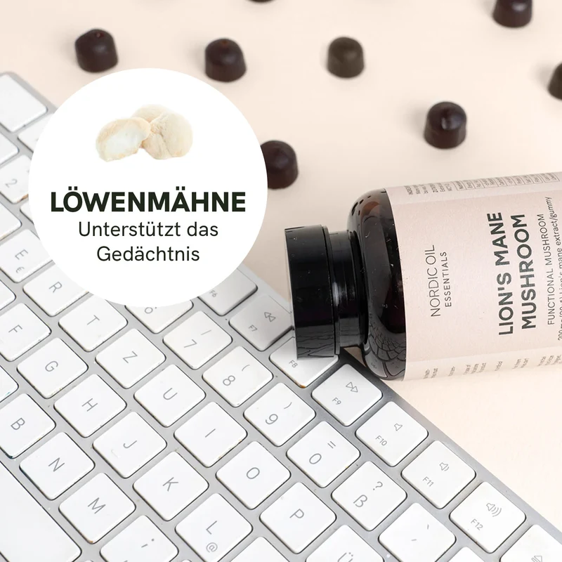 Löwenmähne Vitalpilz-Gummies