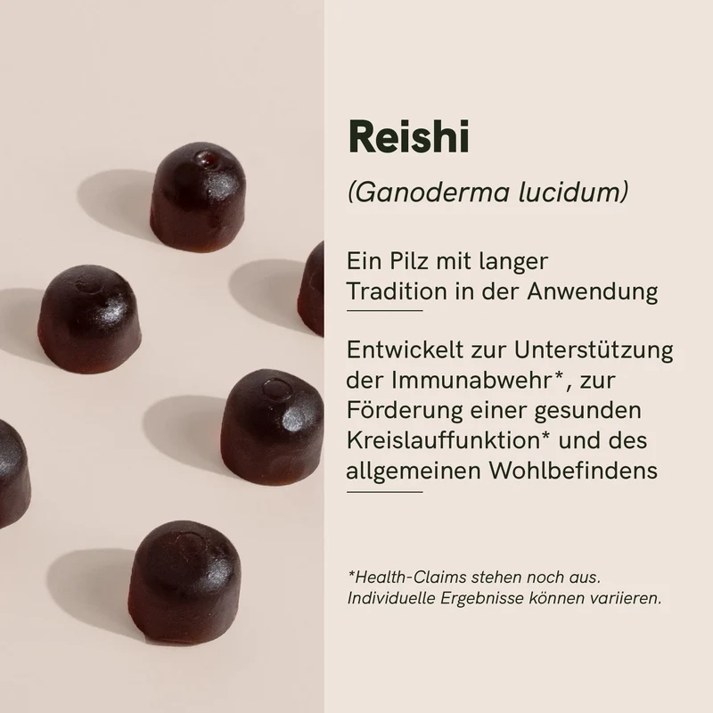 Reishi Vitalpilz-Gummies für SZ Leser