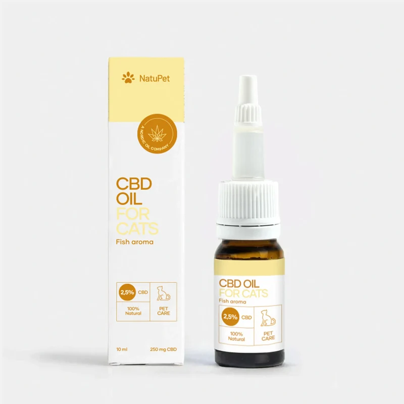 CBD Öl für Katzen (2,5%) Fisch