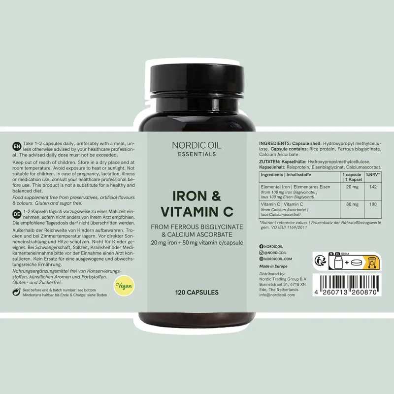 Eisen & Vitamin C Kapseln