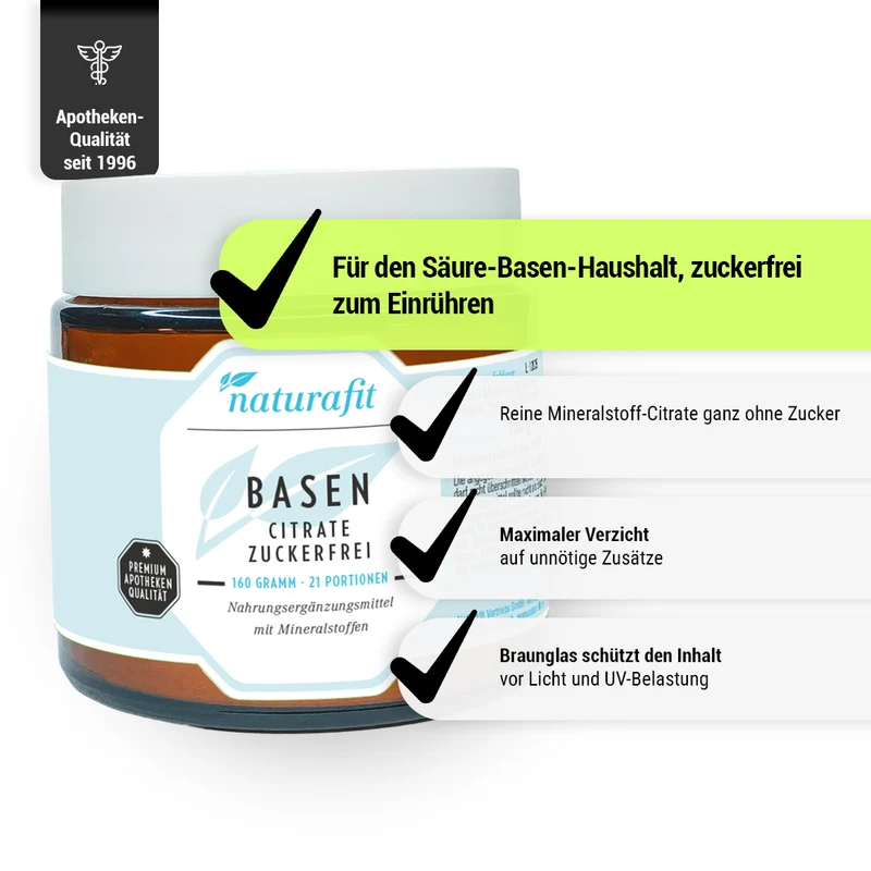 BASENCITRATE ZUCKERFREI