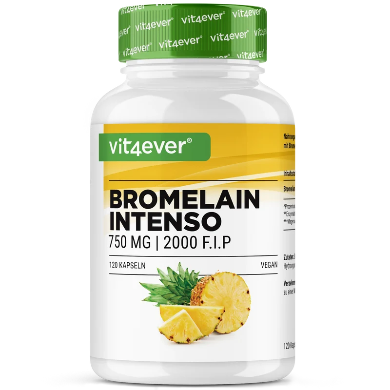 Bromelain Intenso - 750 mg (2000 F.I.P)