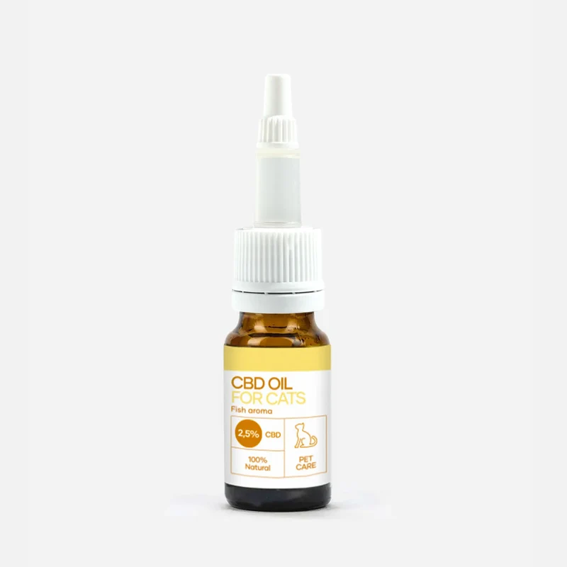 CBD Öl für Katzen - Fisch (2,5%)