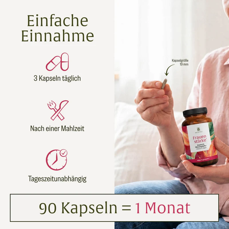 Frauenstärke: Inositol Mönchspfeffer Komplex