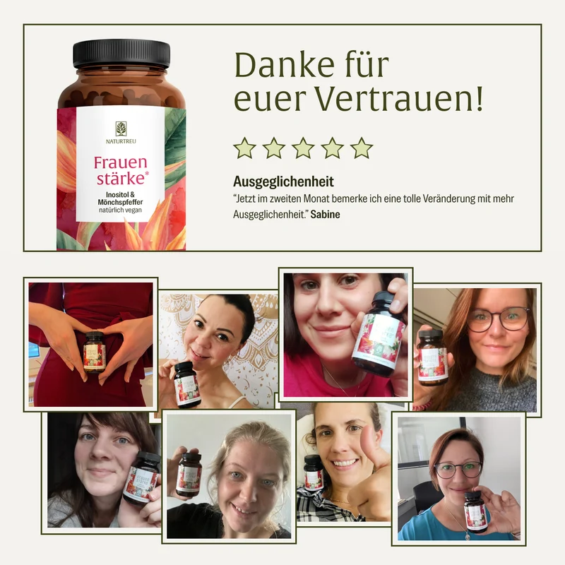 Frauenstärke: Inositol Mönchspfeffer Komplex
