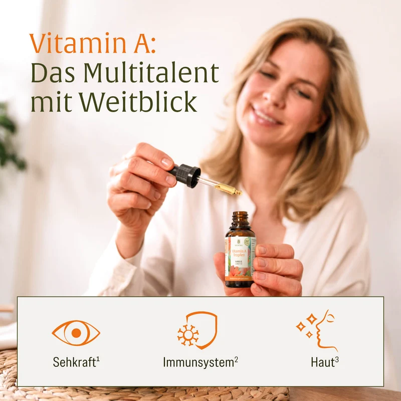 Vitamin A Tropfen: 5.000 I.E. in MCT-Öl