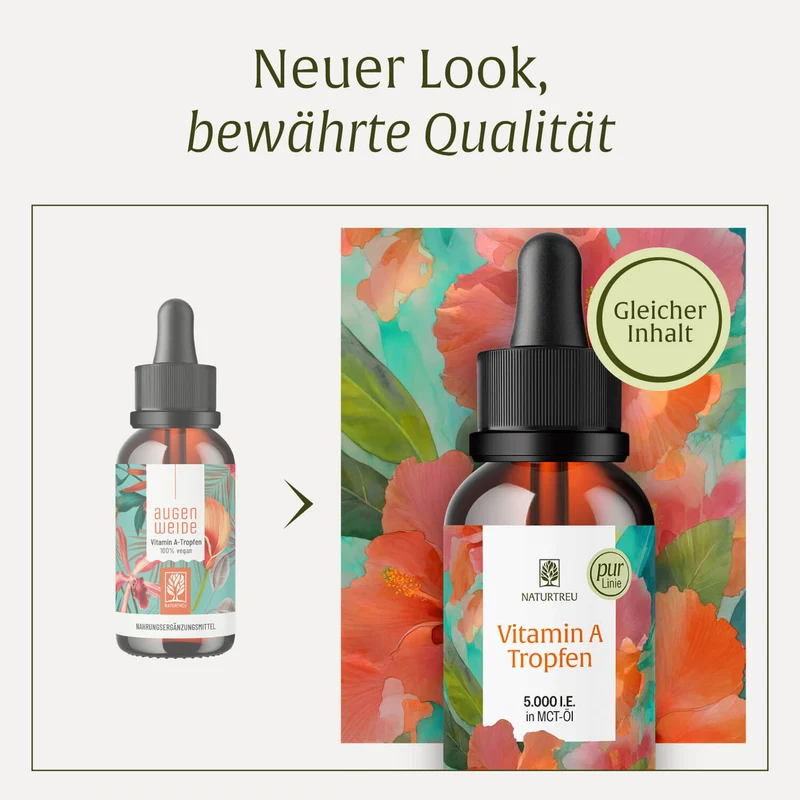 Vitamin A Tropfen: 5.000 I.E. in MCT-Öl