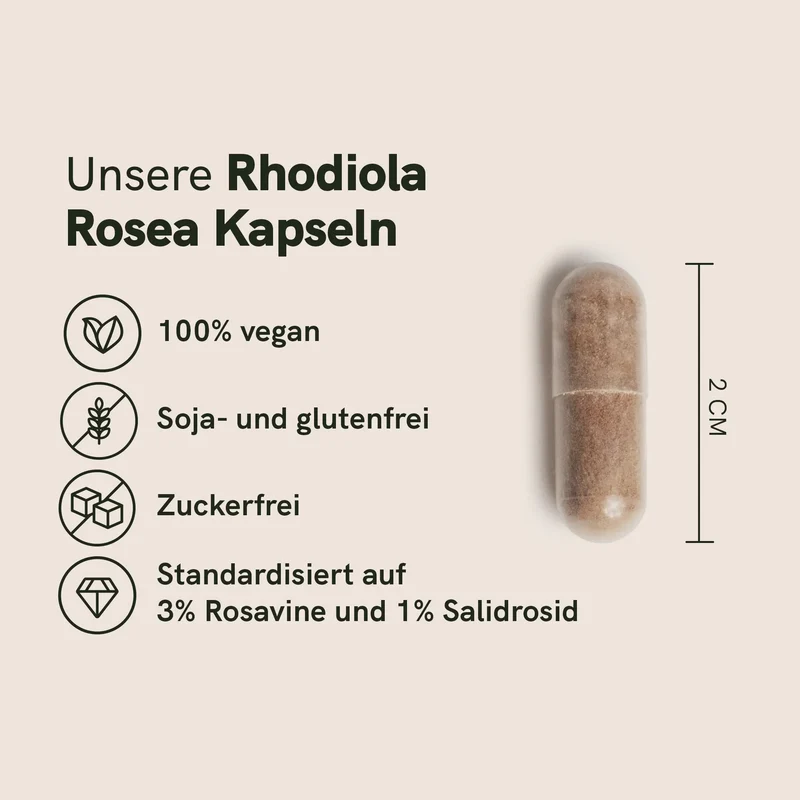 Rhodiola Rosea Extrakt Kapseln