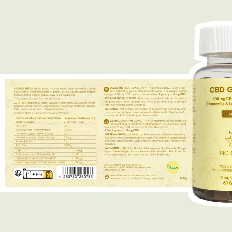CBD Fruchtgummis - CHILL