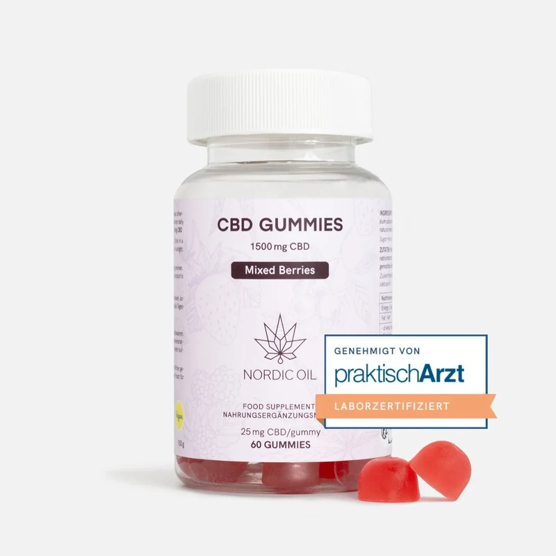CBD Fruchtgummis (1500mg) Beeren für SZ Leser