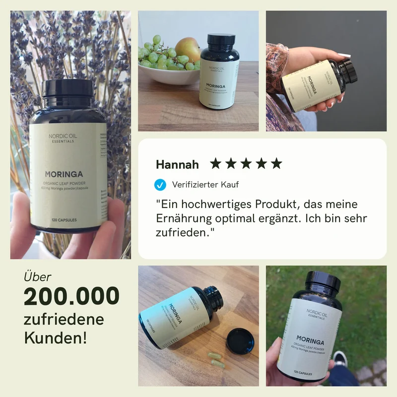 Moringa-Pulver-Kapseln