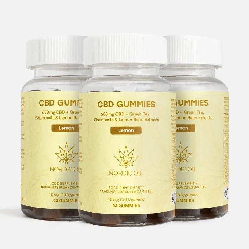 3er-Pack: CBD Fruchtgummis - CHILL