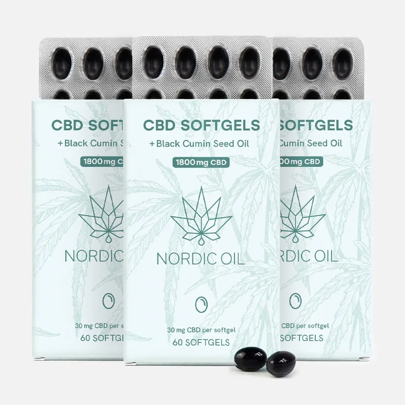 3er-Pack: CBD Kapseln (1800mg)