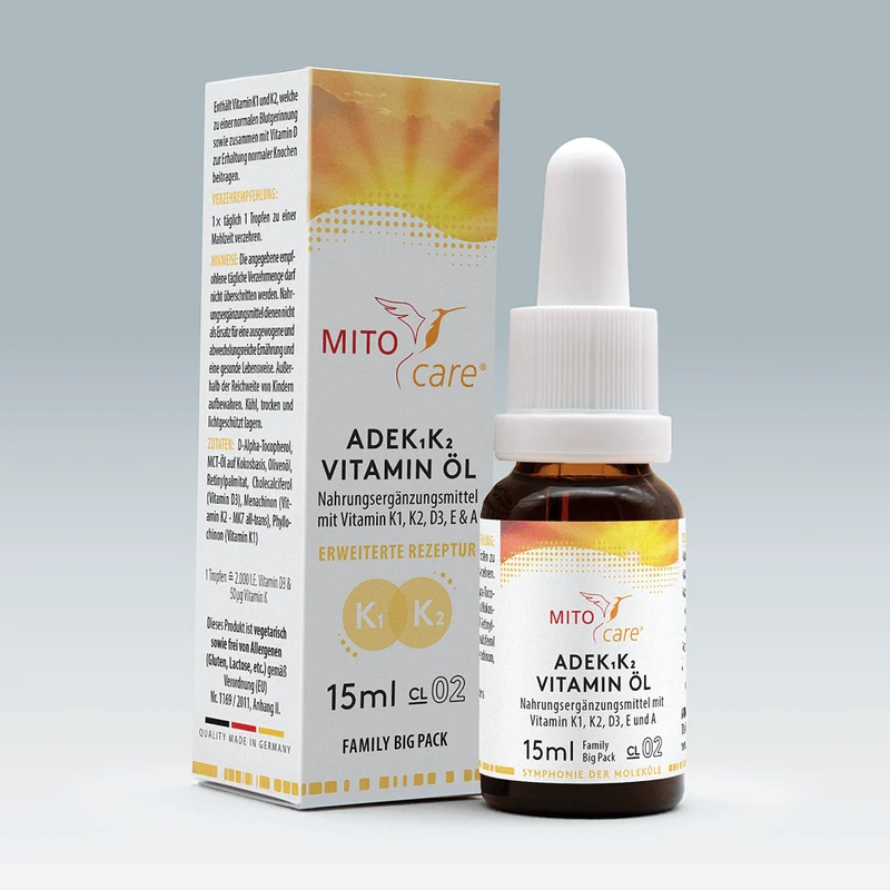 ADEK₁K₂ Vitamin Öl (K₁+K₂)