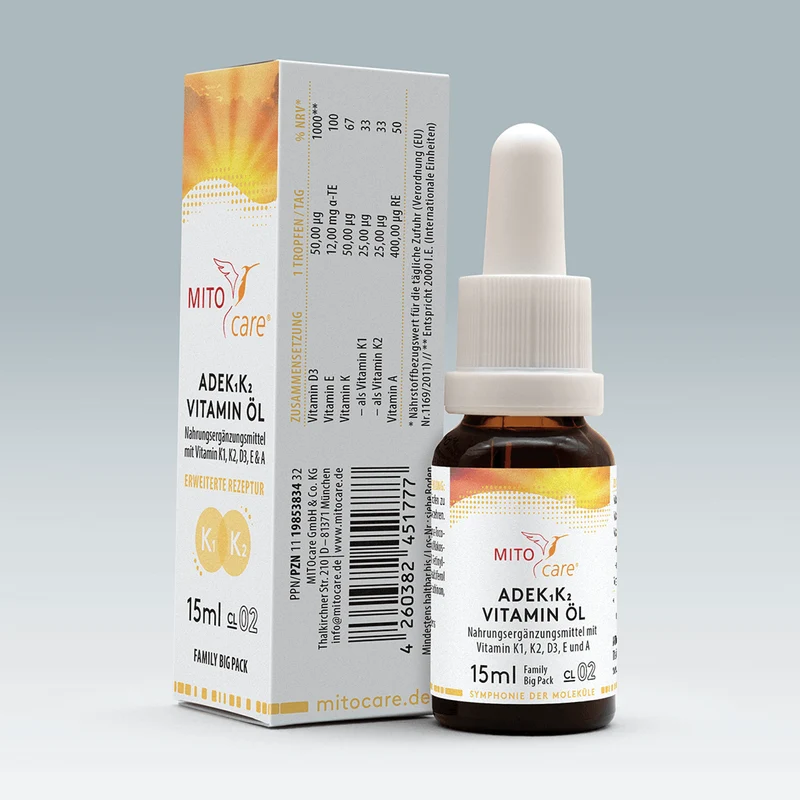 ADEK₁K₂ Vitamin Öl (K₁+K₂)