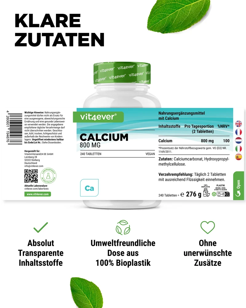 Calcium - 400 mg