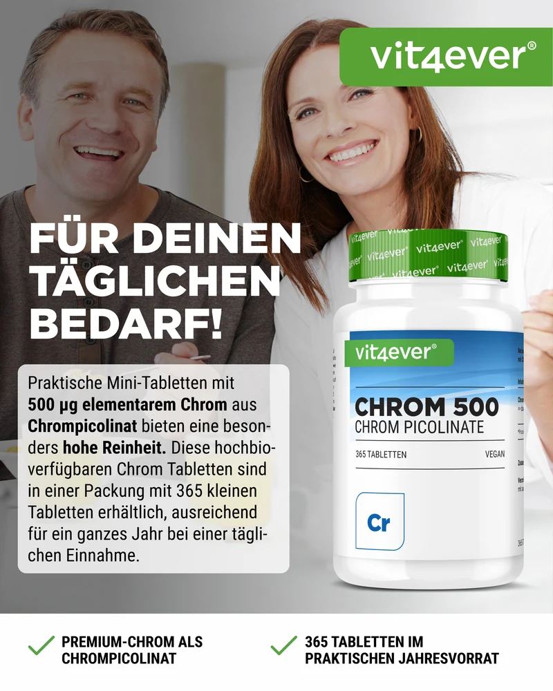 Chromium - 500 mcg