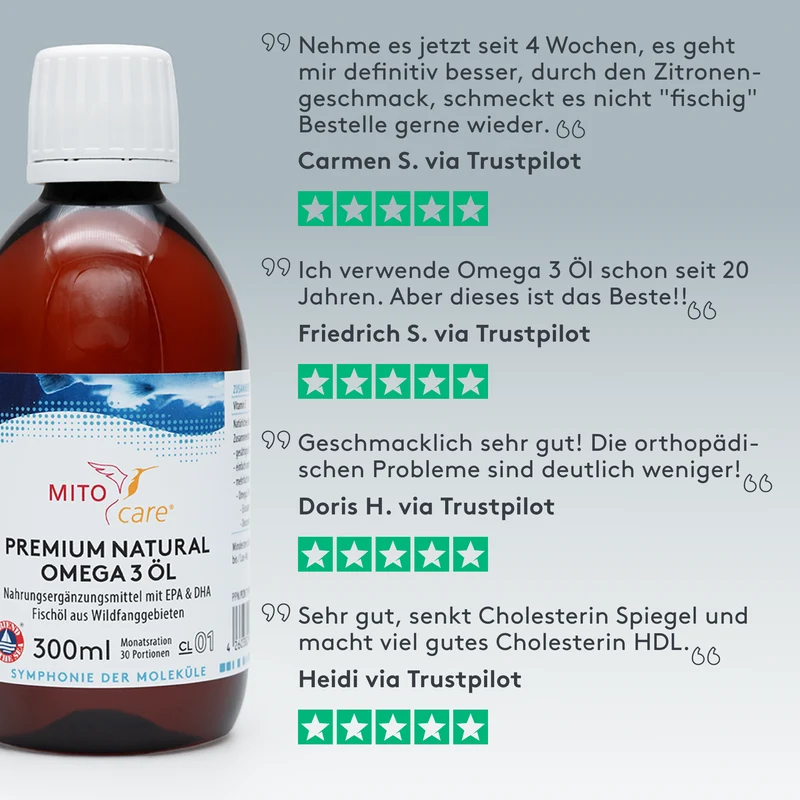 Premium Natural Omega 3 Öl
