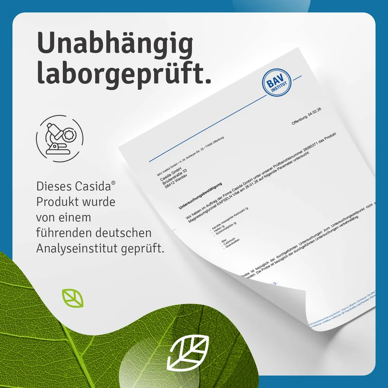 Magnesiumglycinat Kapseln Vital hochdosiert