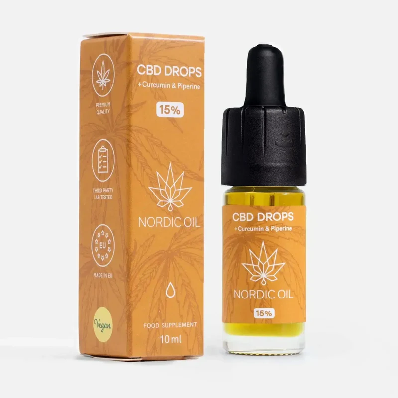 3er-Pack: CBD Öl (15%) mit Curcumin