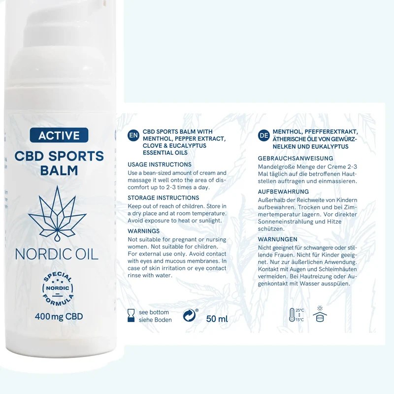 Krampflösende CBD Creme