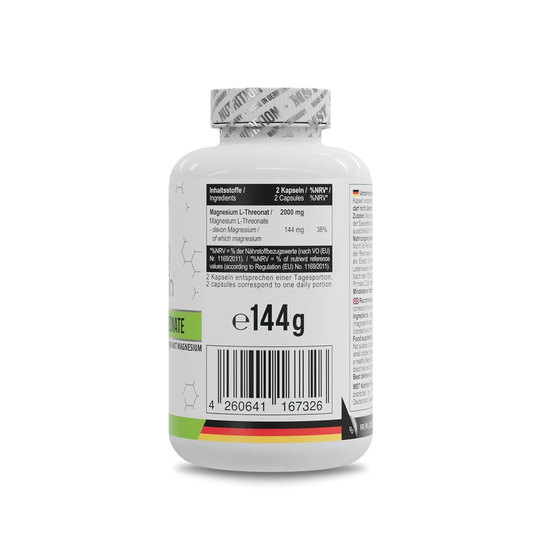 Magtein® Magnesium L-Threonate 1000 mg 120 Kapseln